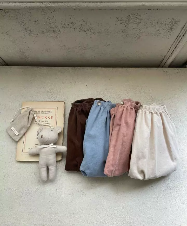 Monbebe - Korean Children Fashion - #stylishchildhood - Easy Rib Pants - 3