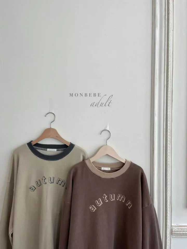 Monbebe - Korean Women Fashion - #momslook - Autumn Sweatshirt Mom - 3