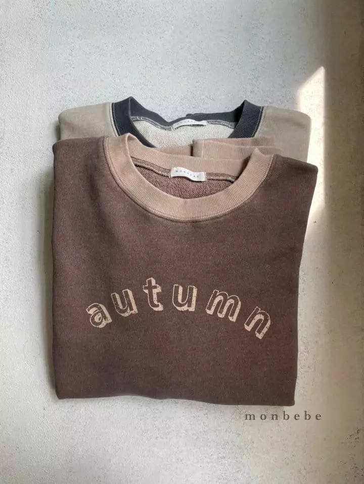 Monbebe - Korean Women Fashion - #momslook - Autumn Sweatshirt Mom - 5
