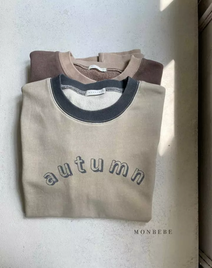 Monbebe - Korean Women Fashion - #momslook - Autumn Sweatshirt Mom - 4