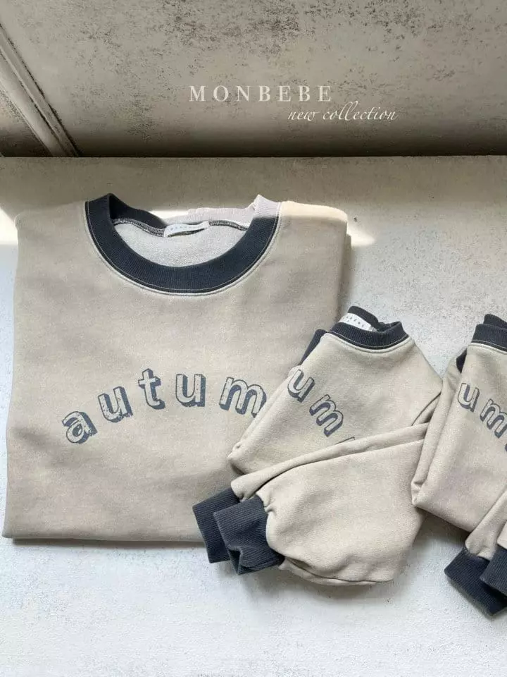 Monbebe - Korean Women Fashion - #womensfashion - Autumn Sweatshirt Mom - 6