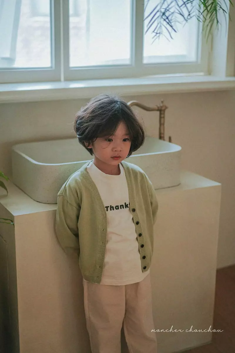 Moncher Chouchou - Korean Children Fashion - #Kfashion4kids - V Neck Cardigan - 12