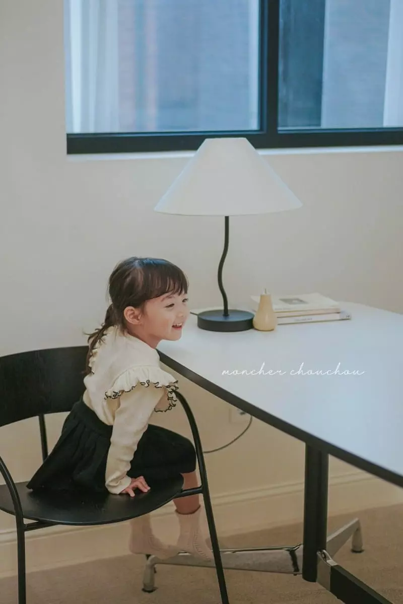 Moncher Chouchou - Korean Children Fashion - #childofig - Terry Rib Tee - 5