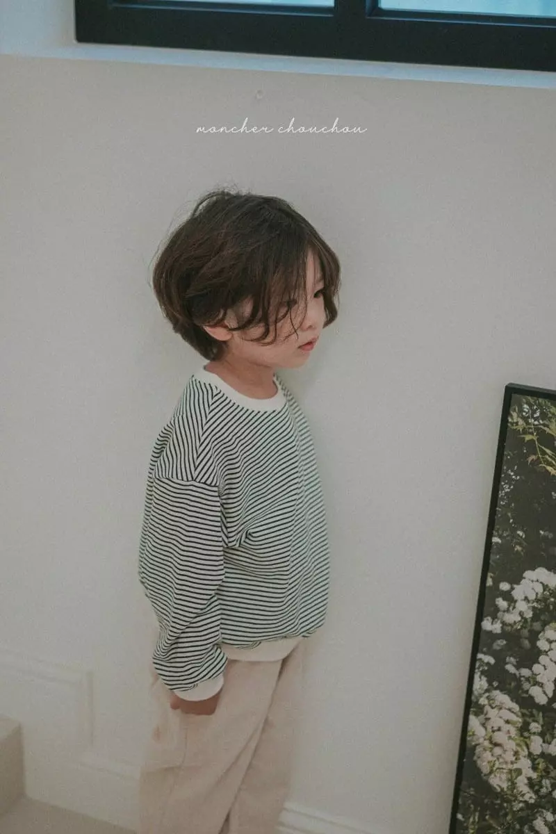 Moncher Chouchou - Korean Children Fashion - #designkidswear - Color Stripes Sweatshirt - 10