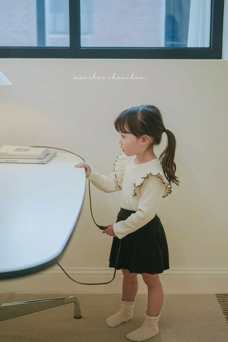 Moncher Chouchou - Korean Children Fashion - #designkidswear - Terry Rib Tee - 7