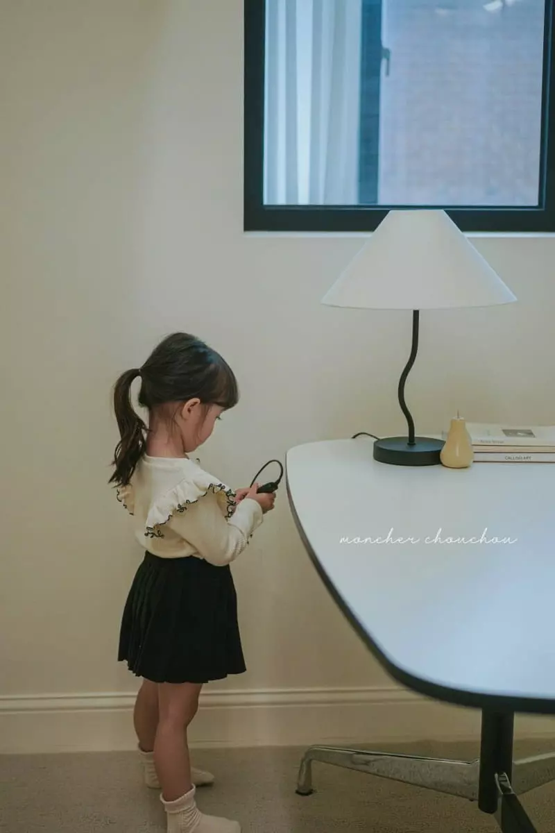 Moncher Chouchou - Korean Children Fashion - #discoveringself - Terry Rib Tee - 8
