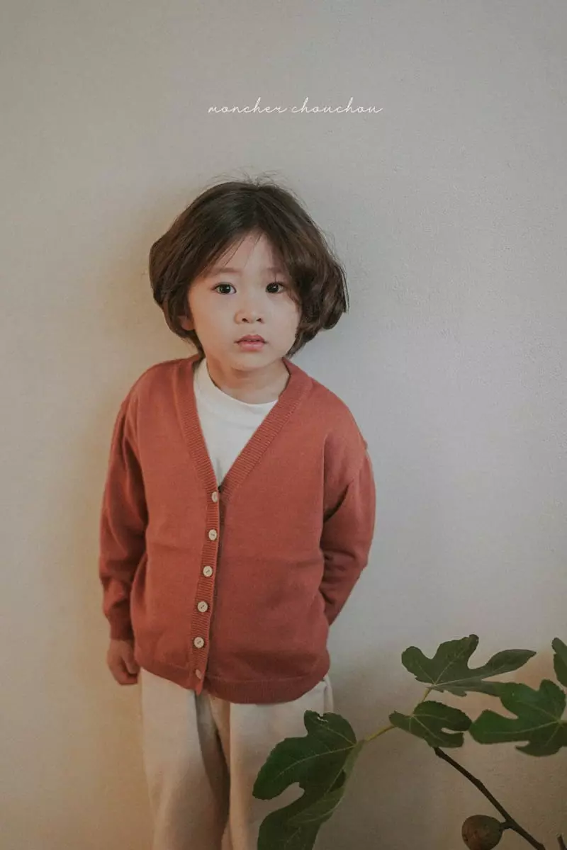Moncher Chouchou - Korean Children Fashion - #discoveringself - V Neck Cardigan - 7