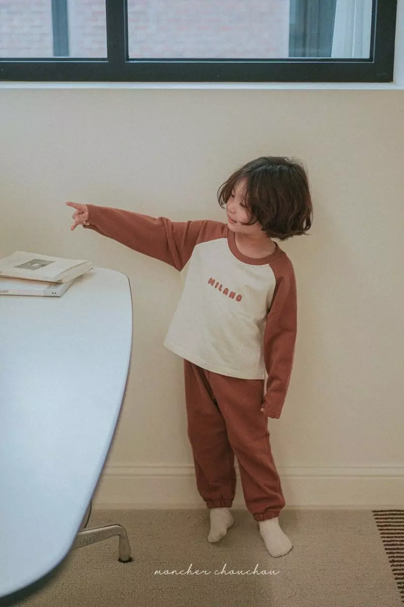 Moncher Chouchou - Korean Children Fashion - #discoveringself - Milino Top Bottom Set - 4