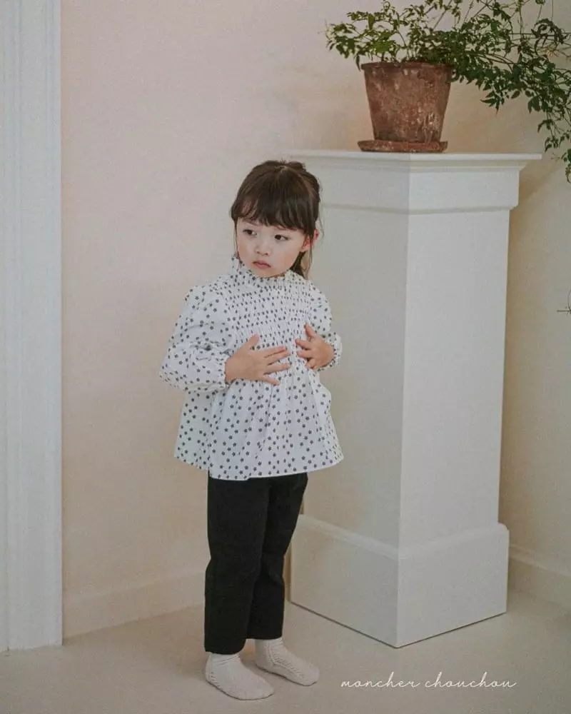 Moncher Chouchou - Korean Children Fashion - #kidsstore - Striaght Washing Pants - 7