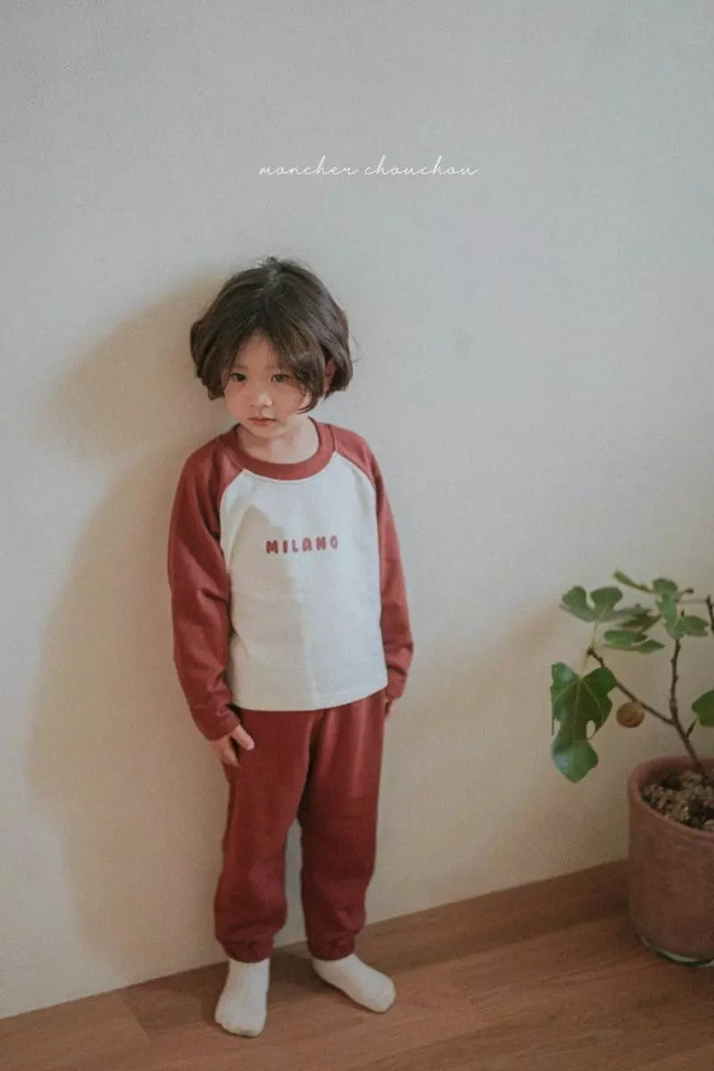 Moncher Chouchou - Korean Children Fashion - #littlefashionista - Milino Top Bottom Set - 9