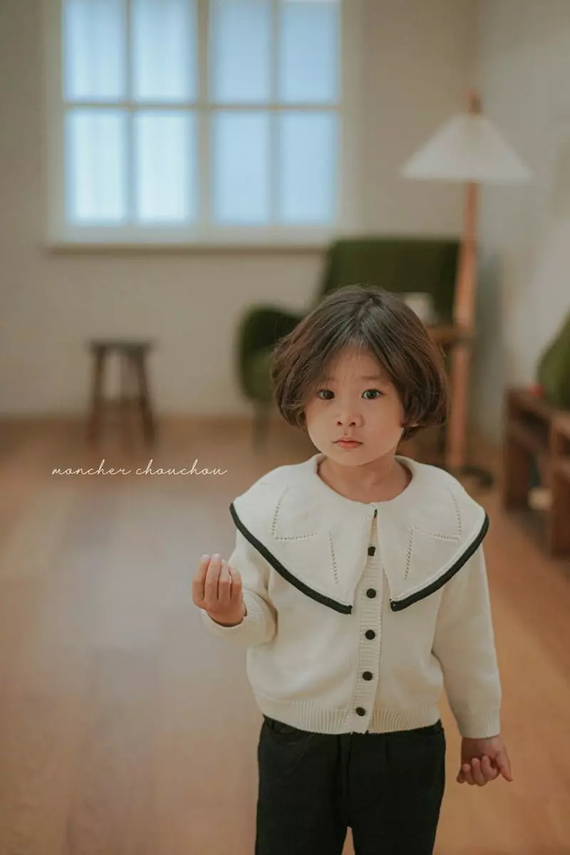Moncher Chouchou - Korean Children Fashion - #littlefashionista - Cape Cardigan - 5