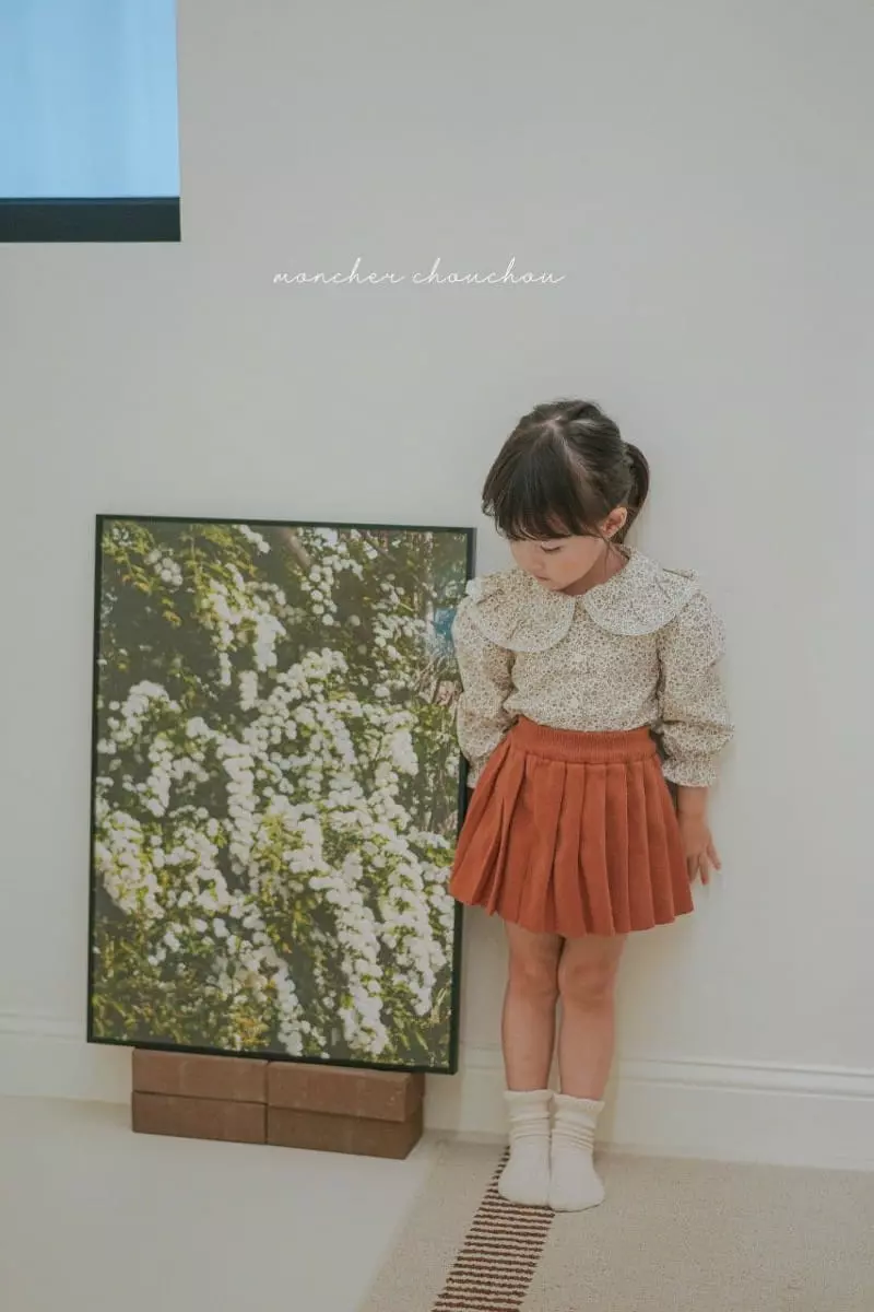 Moncher Chouchou - Korean Children Fashion - #magicofchildhood - Lace Collar Blouse