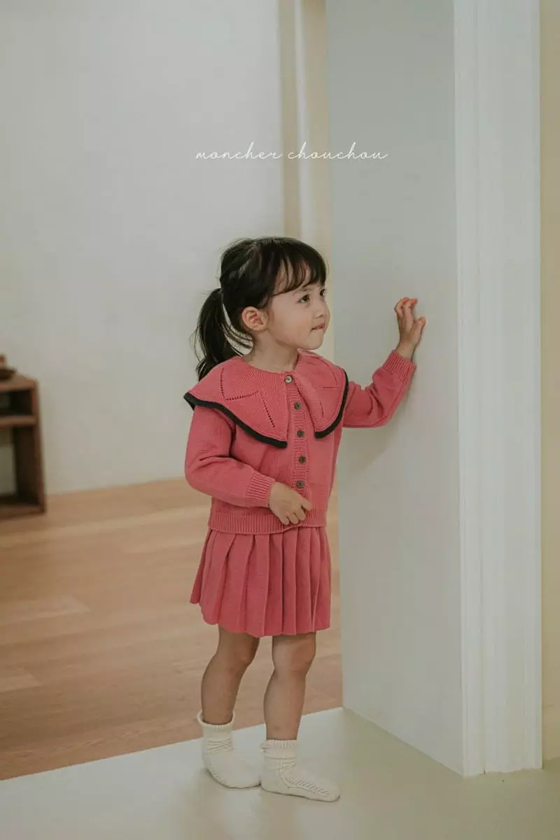 Moncher Chouchou - Korean Children Fashion - #magicofchildhood - Knit Wrinkle Skirt - 7