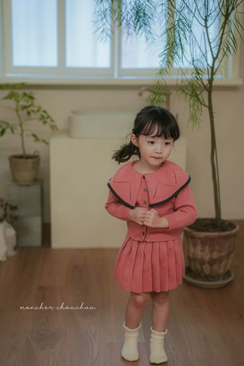 Moncher Chouchou - Korean Children Fashion - #minifashionista - Knit Wrinkle Skirt - 8