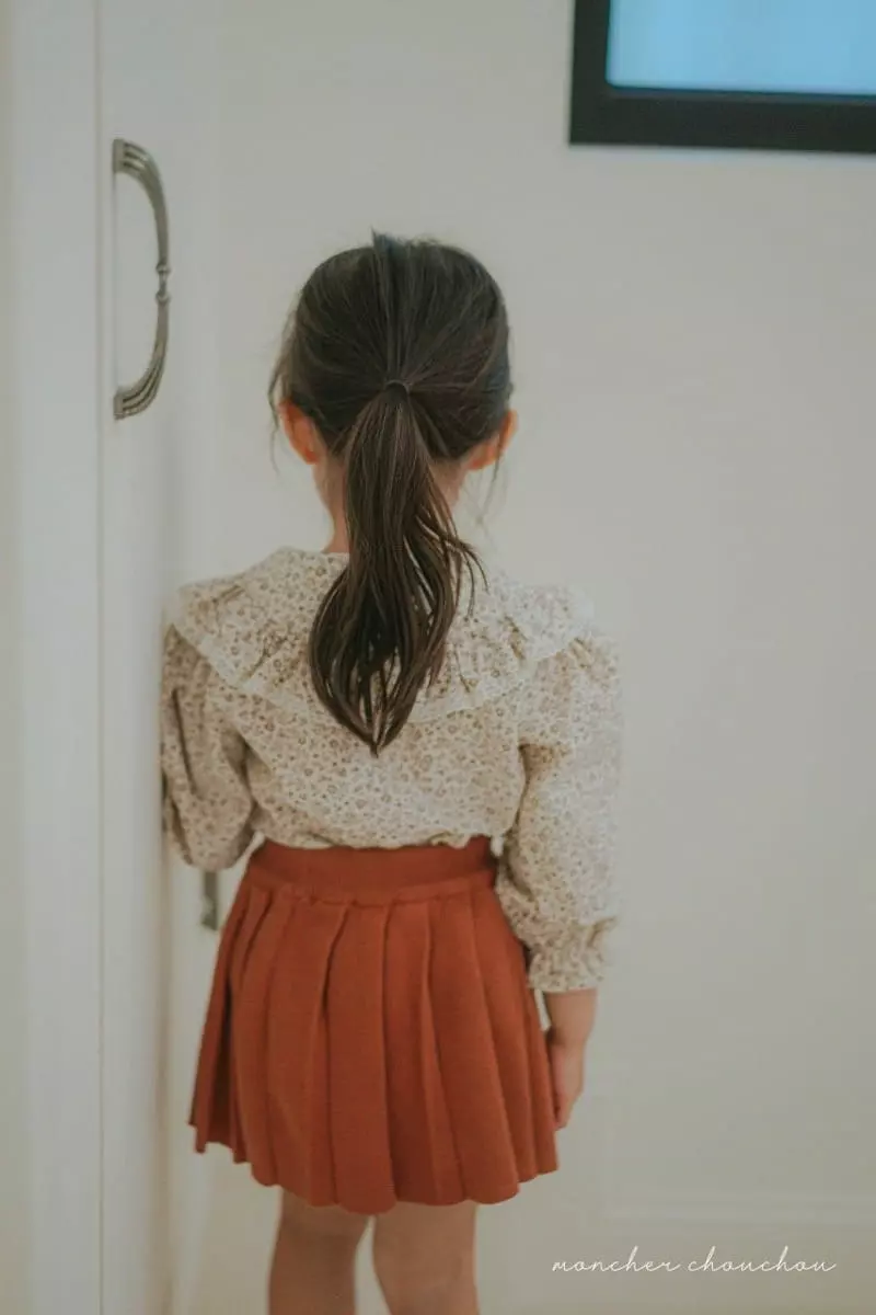 Moncher Chouchou - Korean Children Fashion - #prettylittlegirls - Lace Collar Blouse - 3