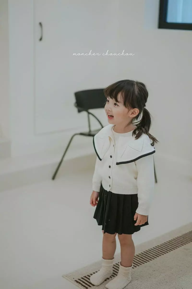 Moncher Chouchou - Korean Children Fashion - #stylishchildhood - Knit Wrinkle Skirt - 12