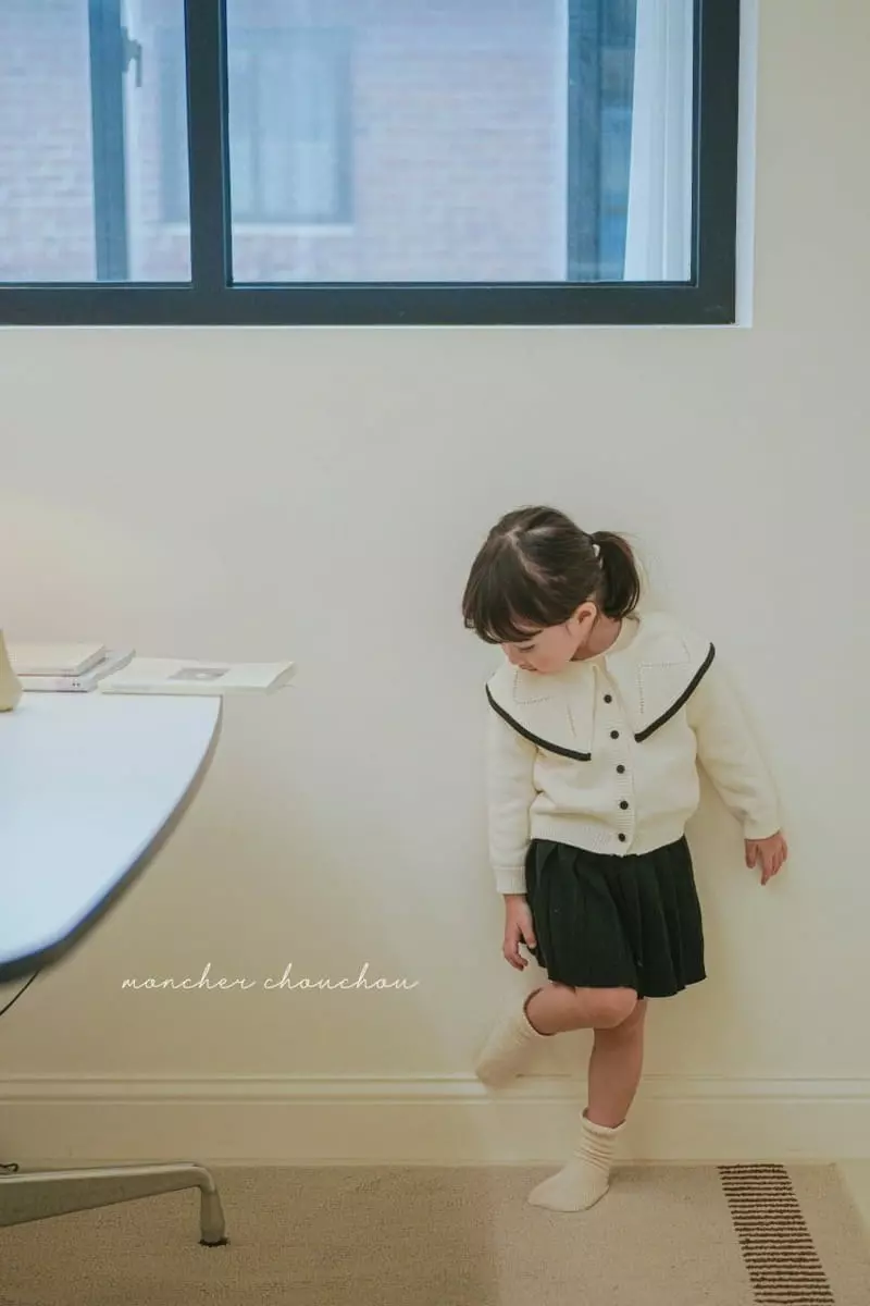 Moncher Chouchou - Korean Children Fashion - #toddlerclothing - Knit Wrinkle Skirt - 11