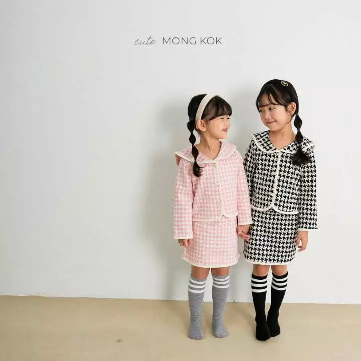 Mong Kok - Korean Children Fashion - #childofig - Hound Piping Skirt Leggings