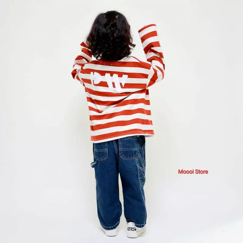 Mooi Store - Korean Children Fashion - #Kfashion4kids - PW 10 Stripes Tee - 6