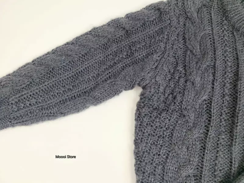 Mooi Store - Korean Children Fashion - #childofig - LS Twist Knit - 5