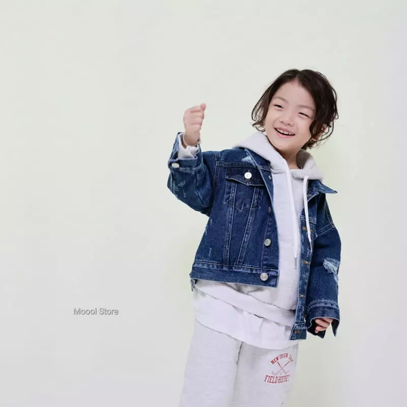 Mooi Store - Korean Children Fashion - #childofig - Haki Paint Hoody - 9
