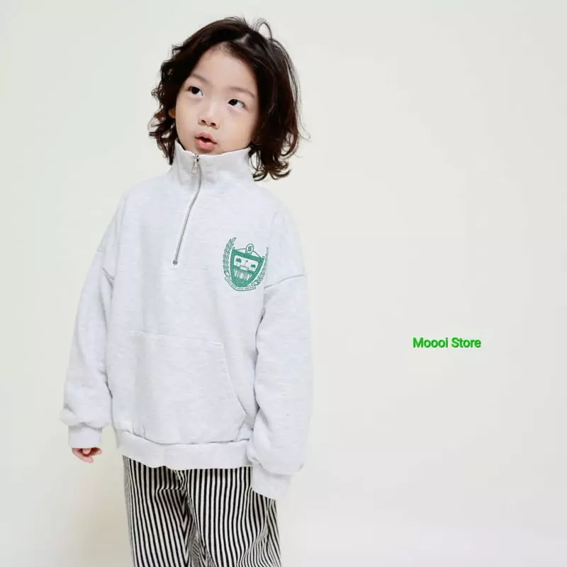 Mooi Store - Korean Children Fashion - #childofig - L P Half Zip-up - 7