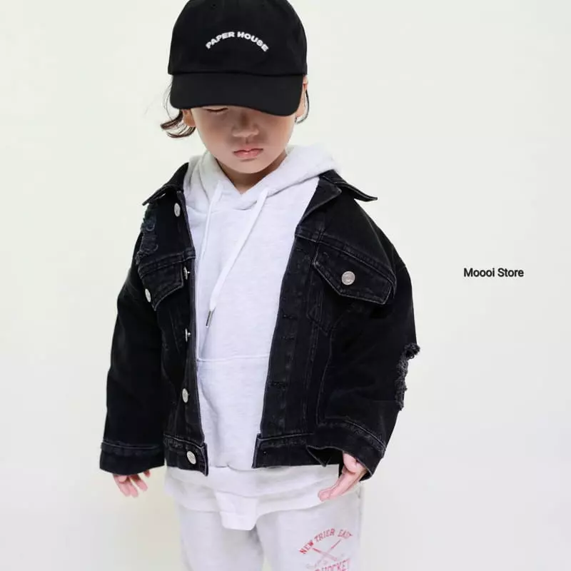 Mooi Store - Korean Children Fashion - #discoveringself - Vintage Denim Jacket - 8