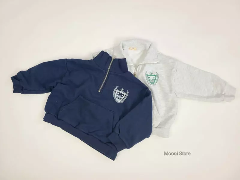 Mooi Store - Korean Children Fashion - #fashionkids - L P Half Zip-up - 11