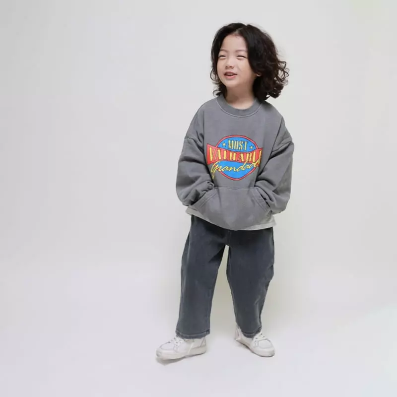 Mooi Store - Korean Children Fashion - #kidsshorts - Pocket Embroidery Jeans - 5