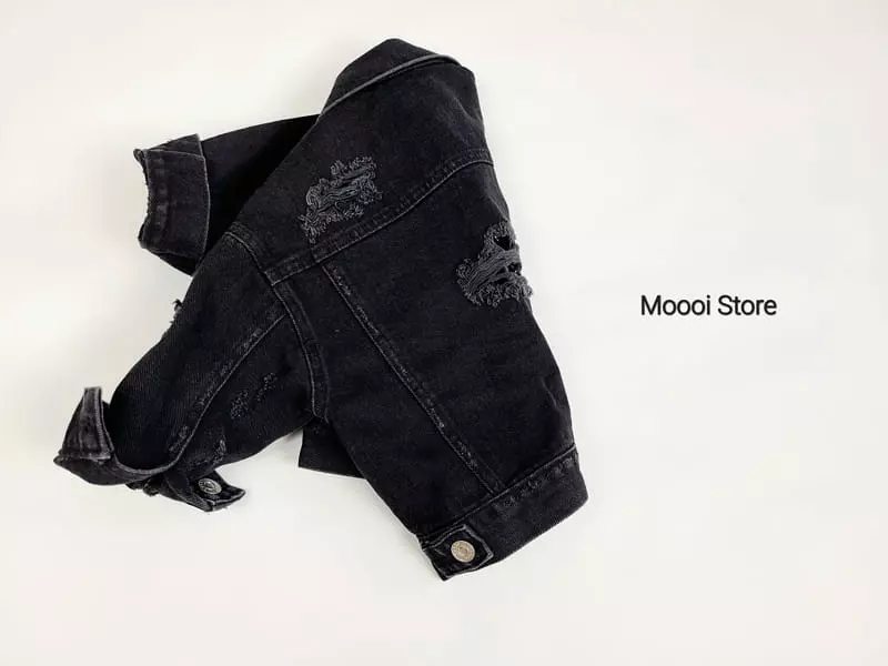 Mooi Store - Korean Children Fashion - #kidzfashiontrend - Vintage Denim Jacket - 12