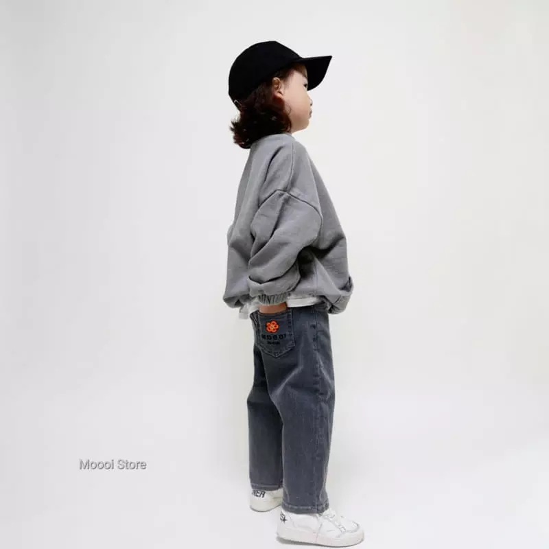 Mooi Store - Korean Children Fashion - #kidzfashiontrend - Pocket Embroidery Jeans - 7