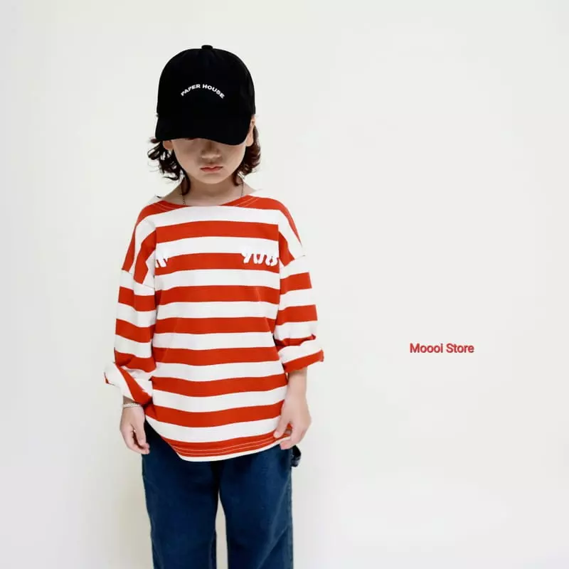Mooi Store - Korean Children Fashion - #magicofchildhood - PW 10 Stripes Tee - 8
