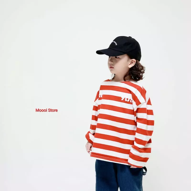 Mooi Store - Korean Children Fashion - #minifashionista - PW 10 Stripes Tee - 9