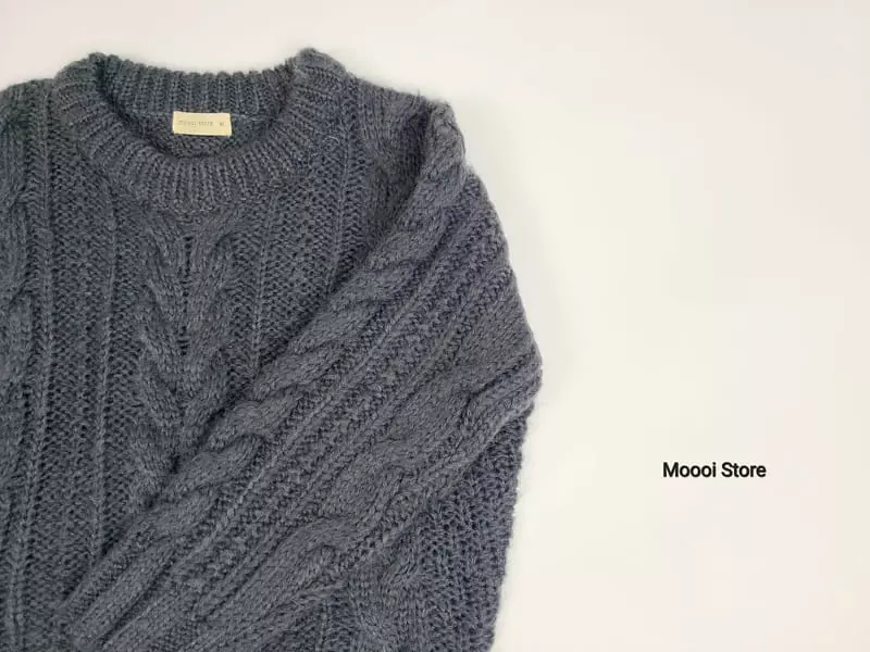 Mooi Store - Korean Children Fashion - #minifashionista - LS Twist Knit - 4