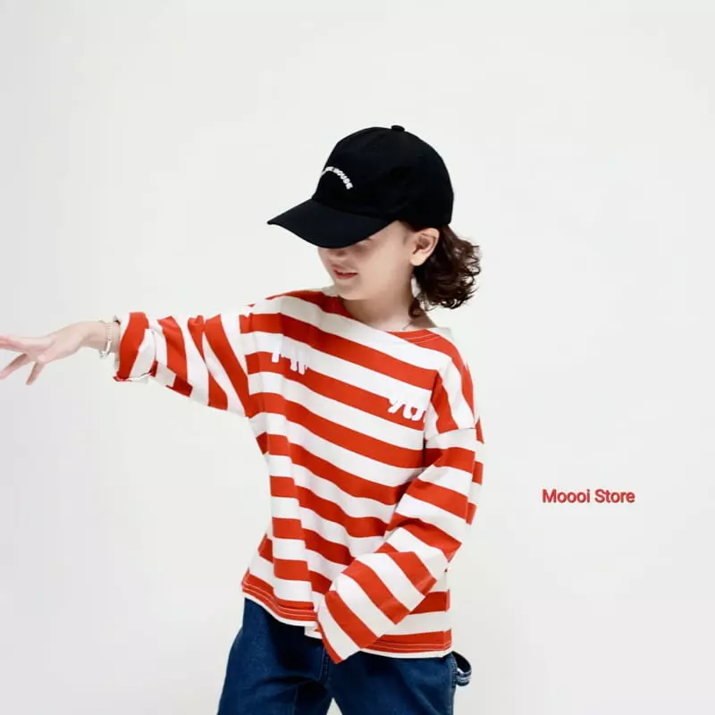 Mooi Store - Korean Children Fashion - #prettylittlegirls - PW 10 Stripes Tee - 10