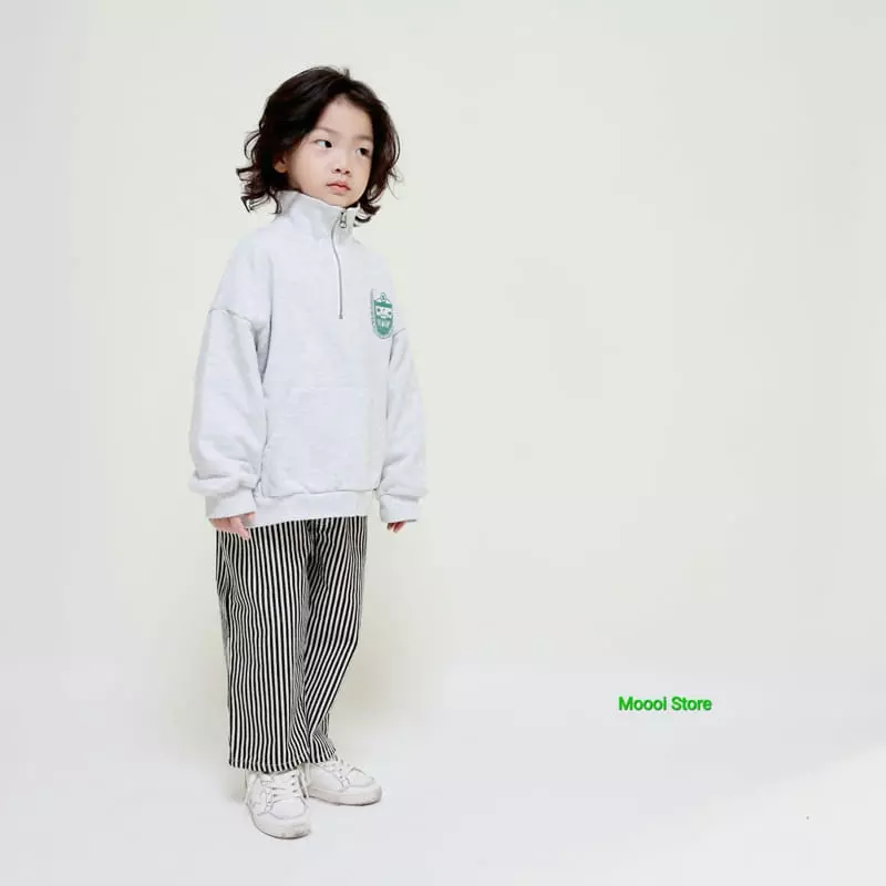 Mooi Store - Korean Children Fashion - #prettylittlegirls - L P Half Zip-up - 3