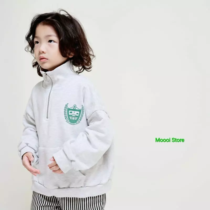 Mooi Store - Korean Children Fashion - #stylishchildhood - L P Half Zip-up - 6