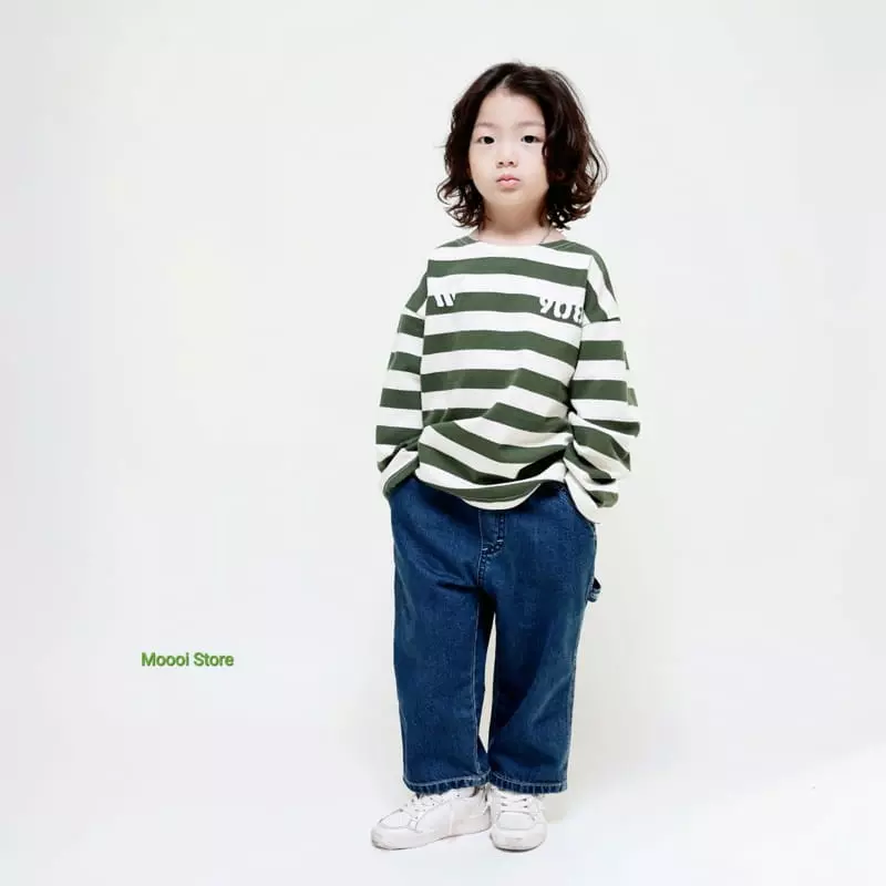 Mooi Store - Korean Children Fashion - #toddlerclothing - PW 10 Stripes Tee - 12