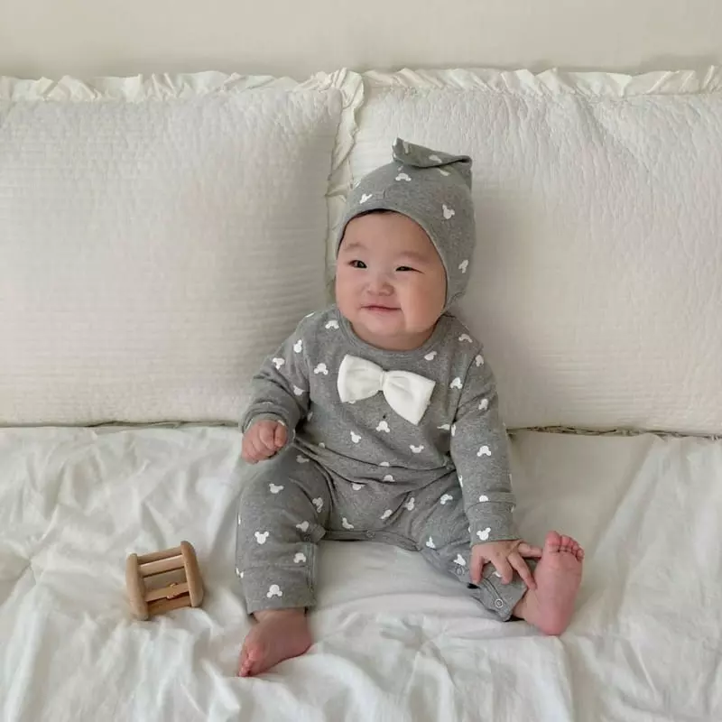 Moran - Korean Baby Fashion - #babyboutique - Botie Bodysuit - 9