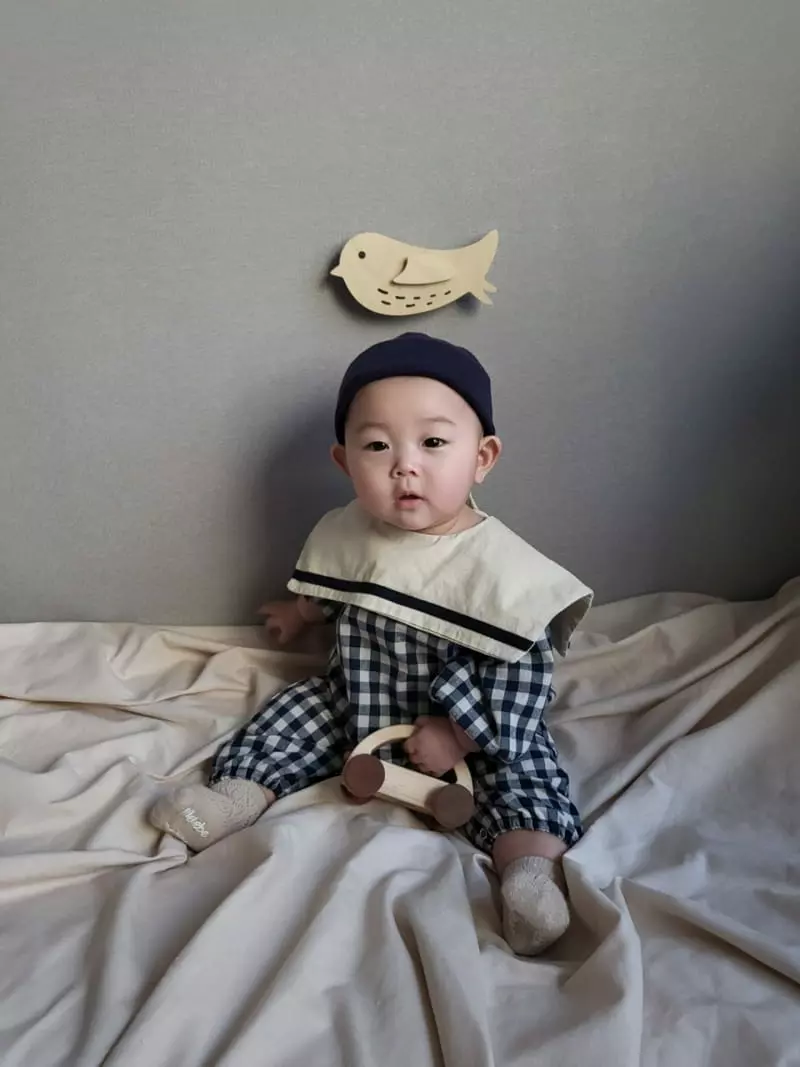 Moran - Korean Baby Fashion - #babygirlfashion - Lan Sailor Bodysuit - 7
