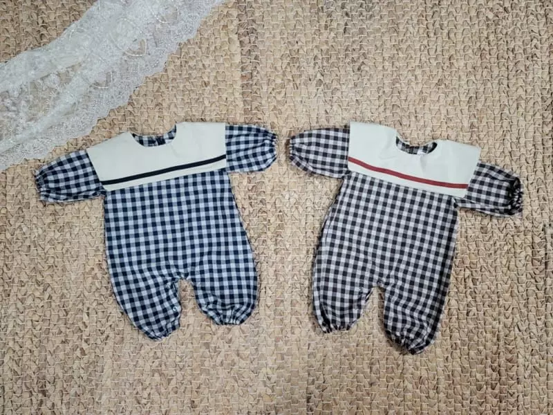 Moran - Korean Baby Fashion - #smilingbaby - Lan Sailor Bodysuit
