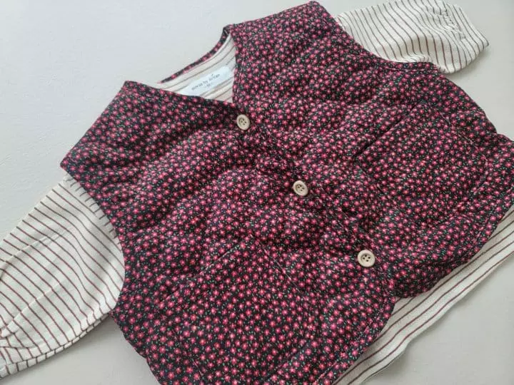 Moran - Korean Children Fashion - #childofig - Flower Garden Top Bottom Set - 8
