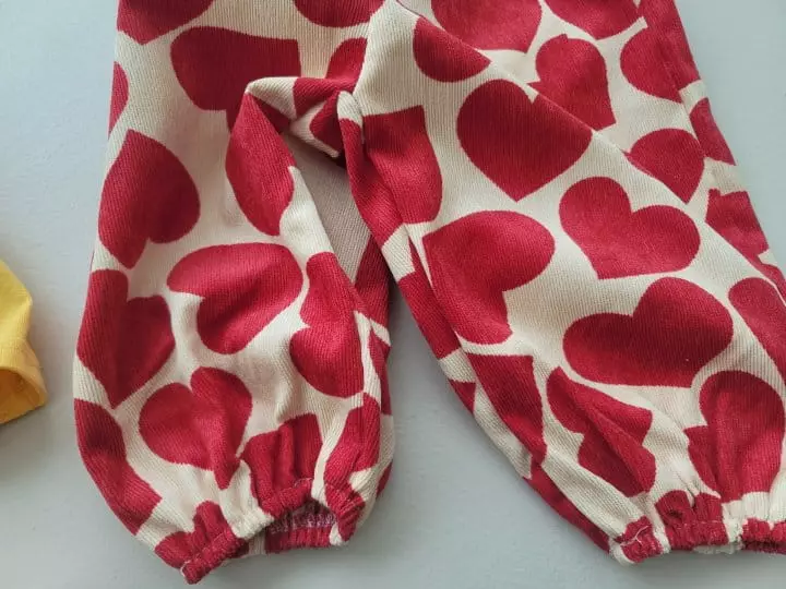 Moran - Korean Children Fashion - #childofig - Heart Pants - 3
