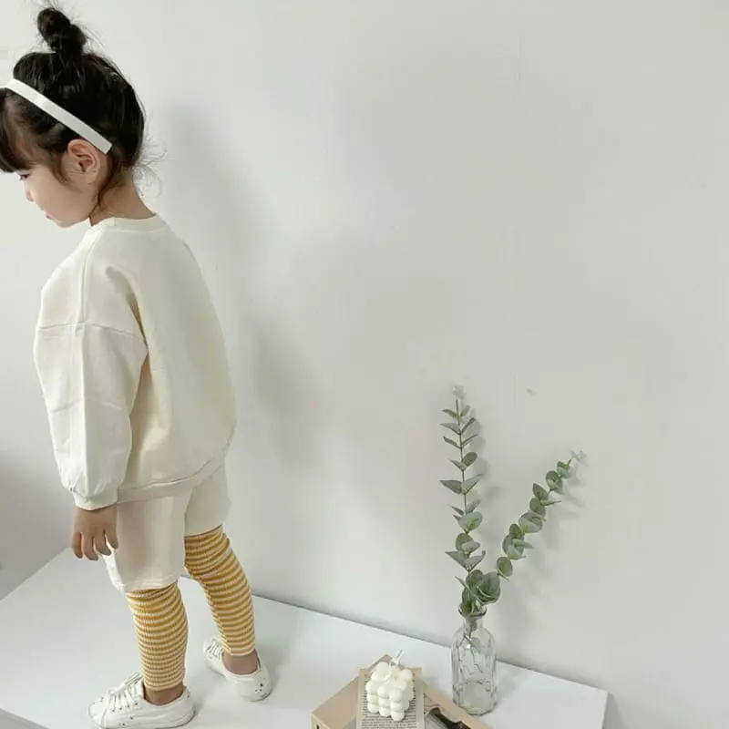 Moran - Korean Children Fashion - #childofig - Embroidery Top Bottom Set - 12