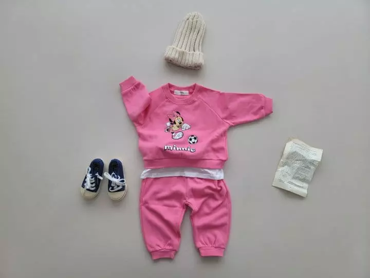 Moran - Korean Children Fashion - #childrensboutique - Fall Field Top Bottom Set - 3