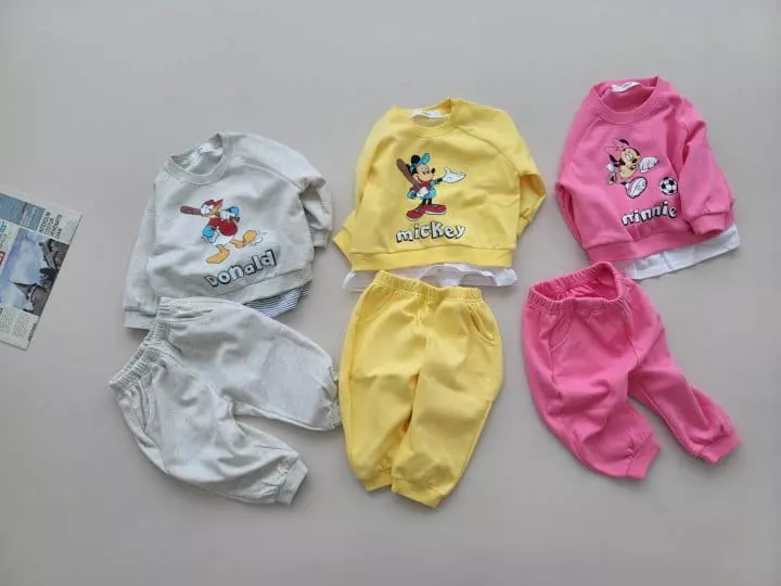 Moran - Korean Children Fashion - #kidsshorts - Fall Field Top Bottom Set - 7