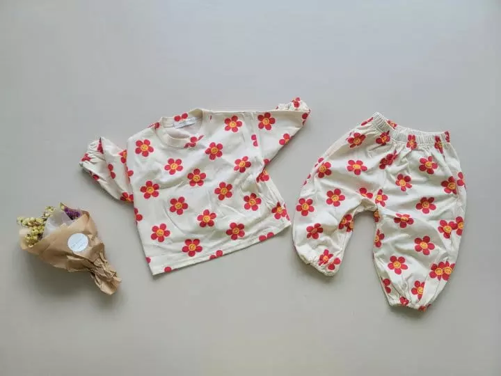 Moran - Korean Children Fashion - #kidsshorts - I Joa Top Bottom Set