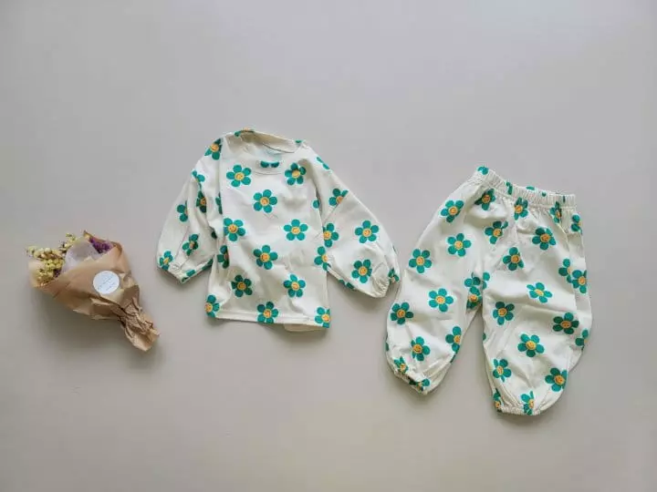 Moran - Korean Children Fashion - #kidsstore - I Joa Top Bottom Set - 2