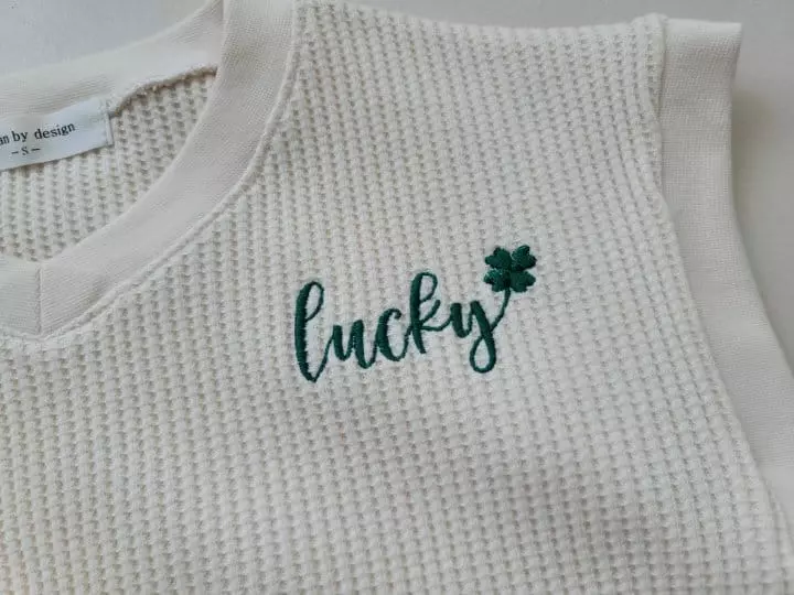 Moran - Korean Children Fashion - #kidzfashiontrend - Lucky Top Bottom Set - 3