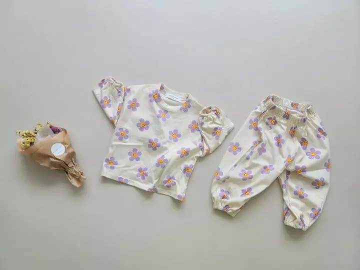 Moran - Korean Children Fashion - #kidzfashiontrend - I Joa Top Bottom Set - 3